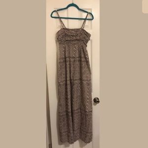 Fabulous Edme & Esyllte brown print maxi dress 6